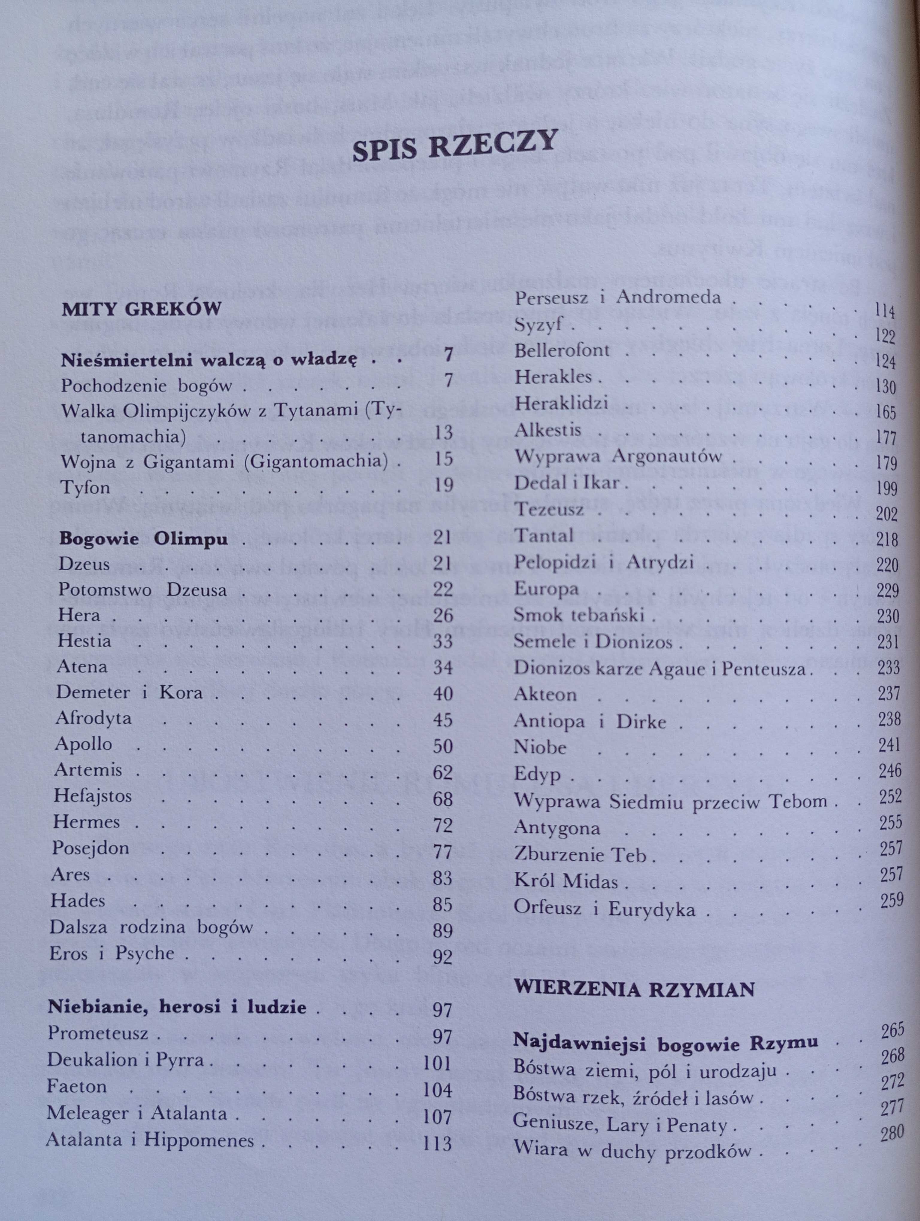 książka: ,,Mity greków i rzymian"