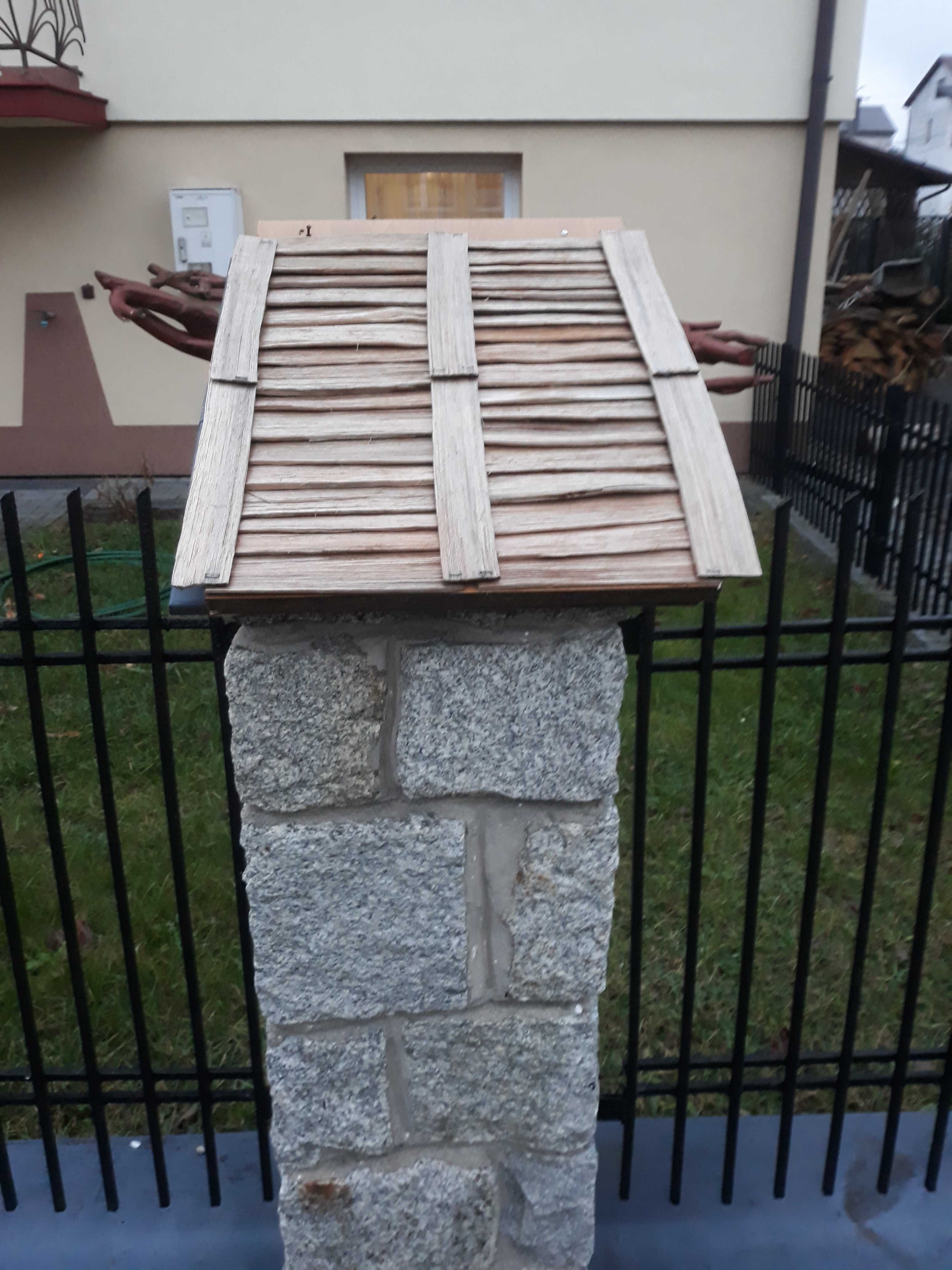 daszki gontowe na słupki ogrodzeniowe