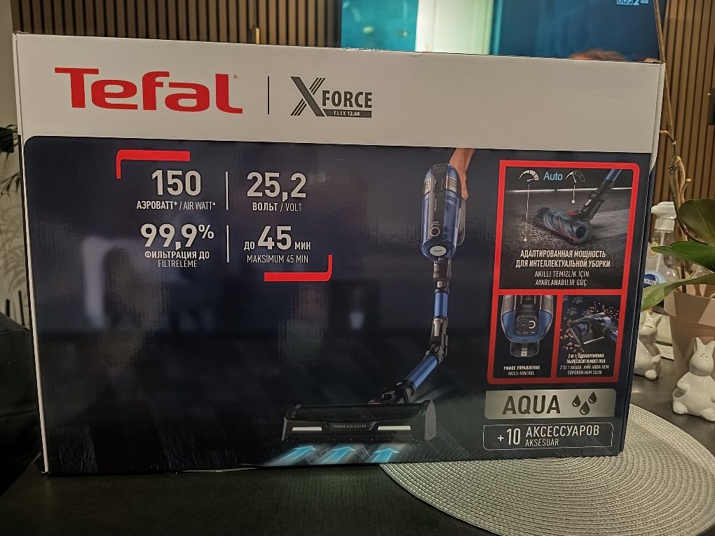 Odkurzacz Tefal Xforce flex 12.60 z funkcją mopowania
