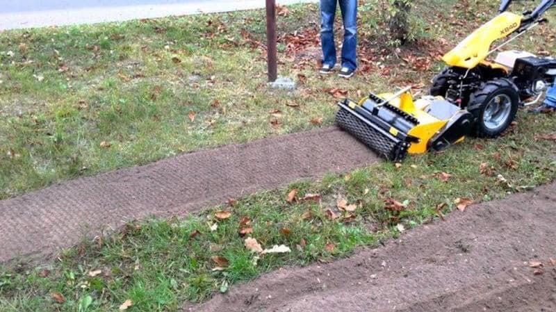 Usługi glebogryzarką separacyjną-zakładanie trawników