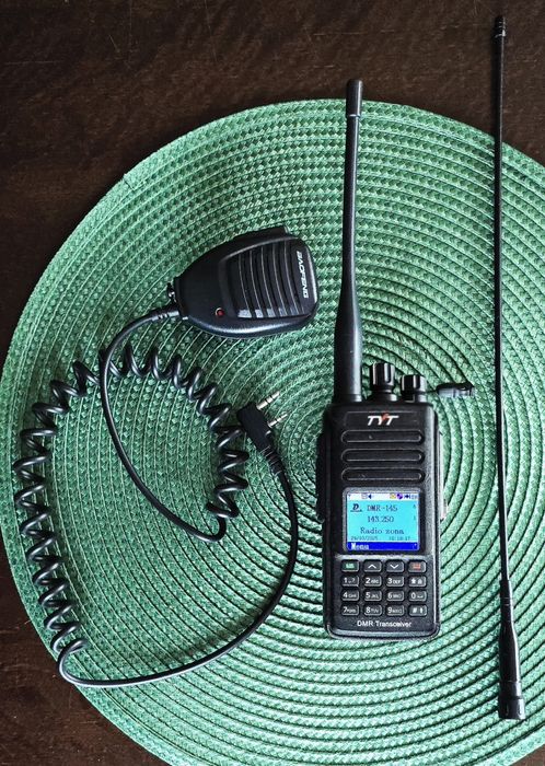 TYT MD-UV390  10 Вт,PLUS ,DMR, IP76, Type-C + тангента + велика антена