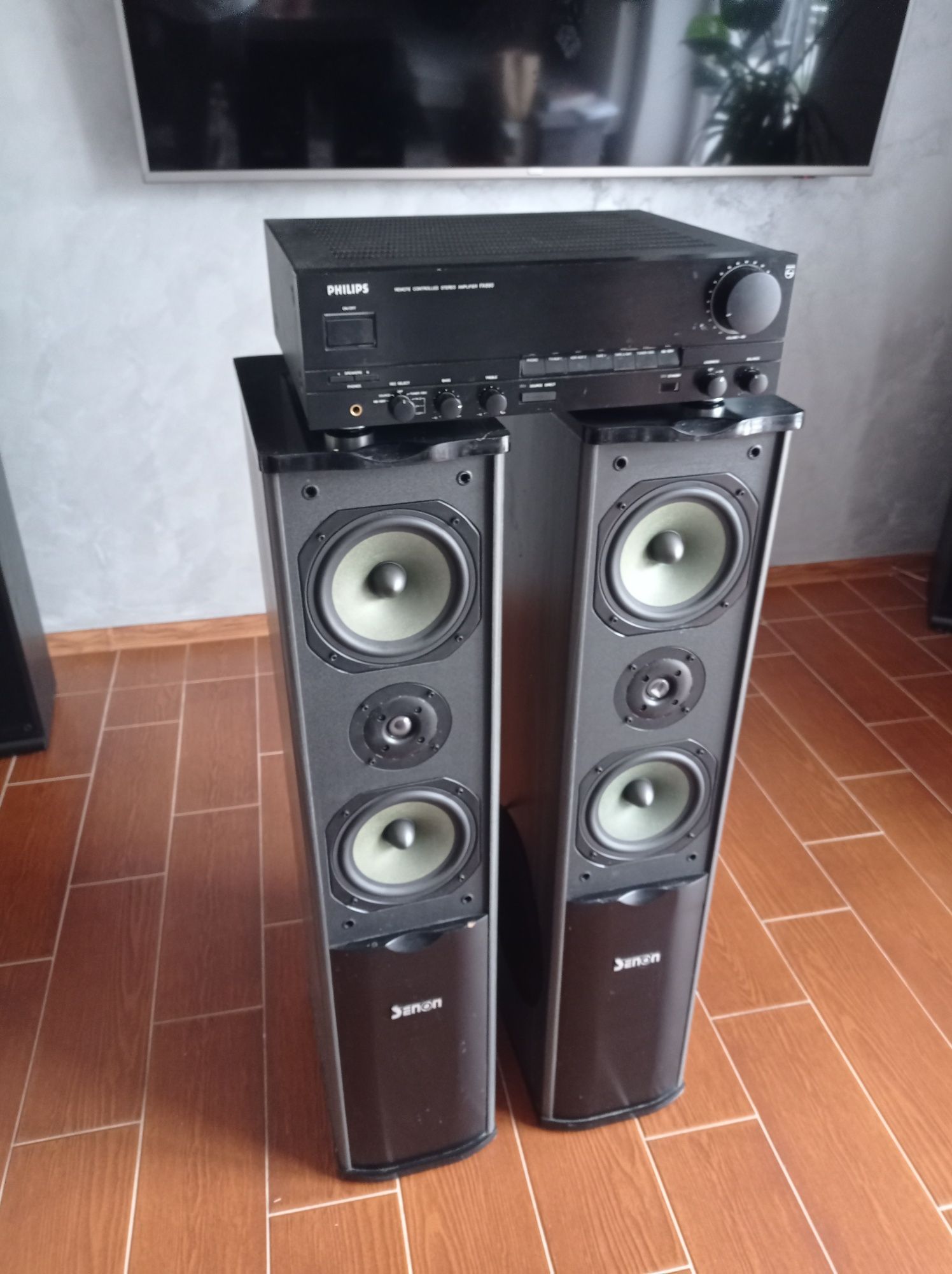 Philips FA 890 + kolumny Maranz Grundig