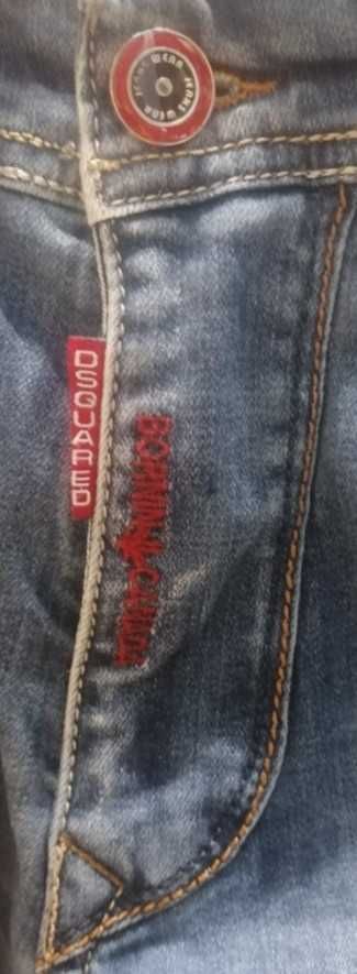 R) DSQUARED2 oryginalne logowane spodnie jeansowe  Roz.31/34