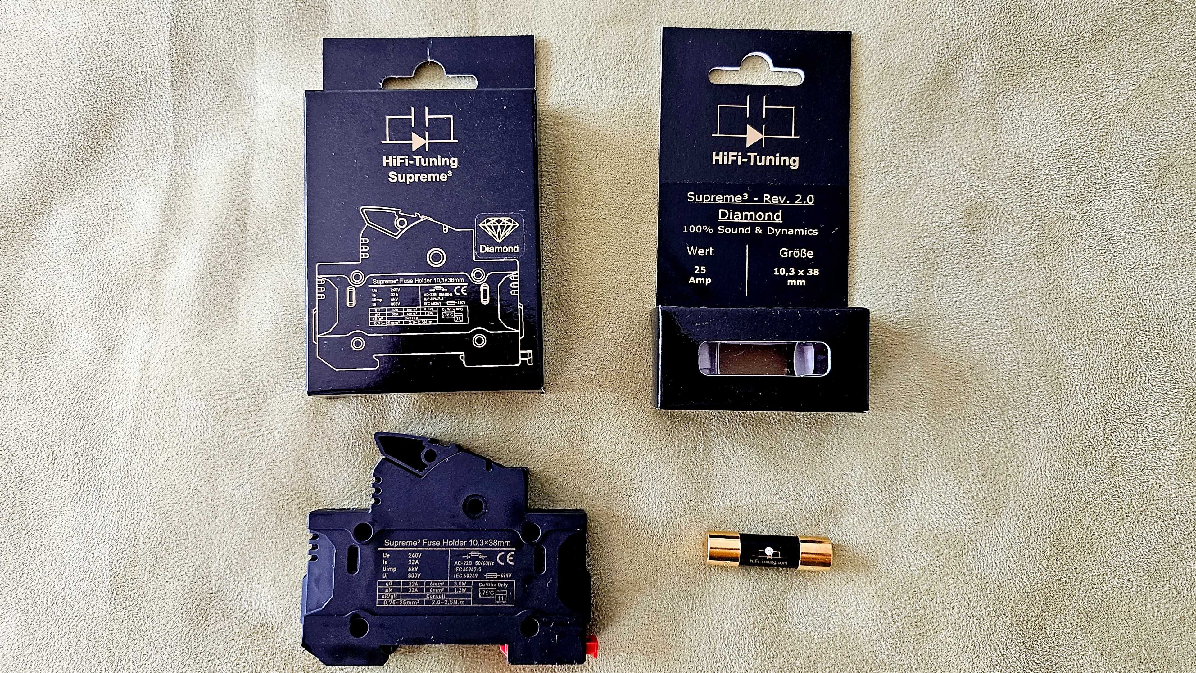 HiFi-Tuning Supreme3 Fuse Holder + HiFi-Tuning Supreme3 Diamond Fuse