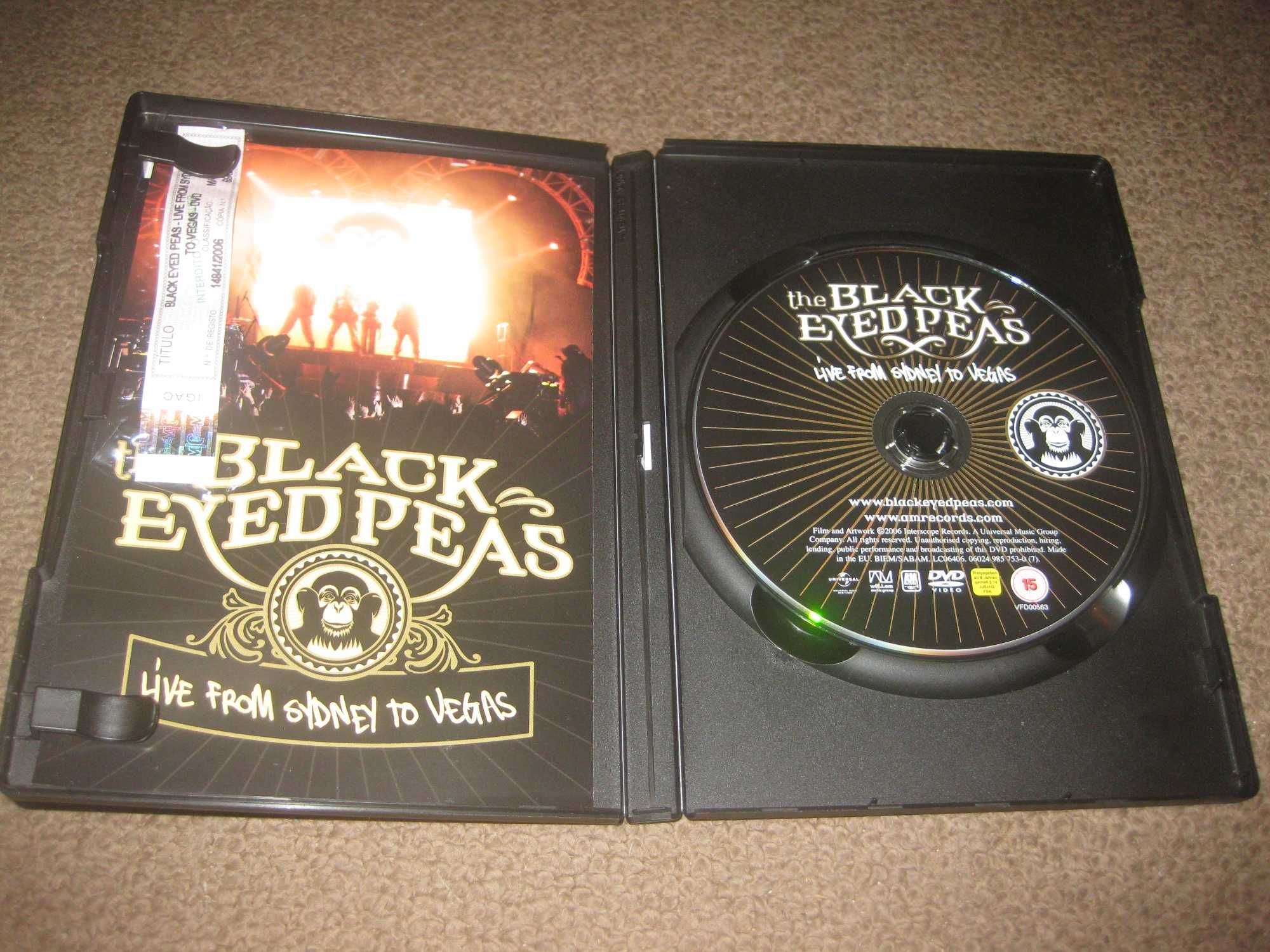 DVD dos The Black Eyed Peas "Live From Sydney to Vegas"