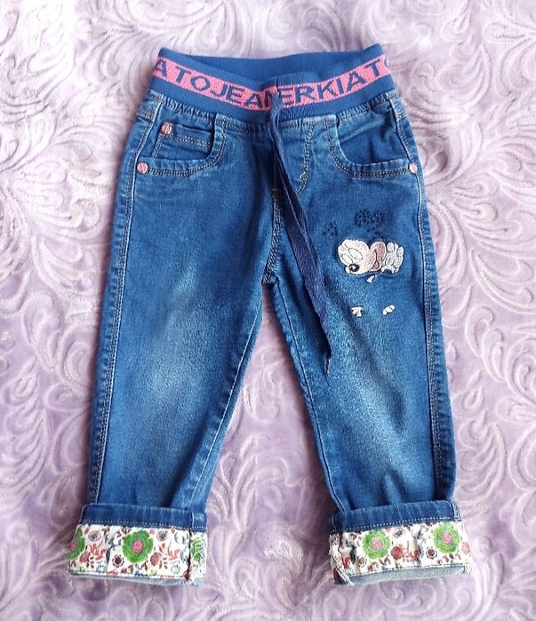 Джинси, джинсовий комбінезон, шорти для дівчаток 80, 86, 92, 96 розмір