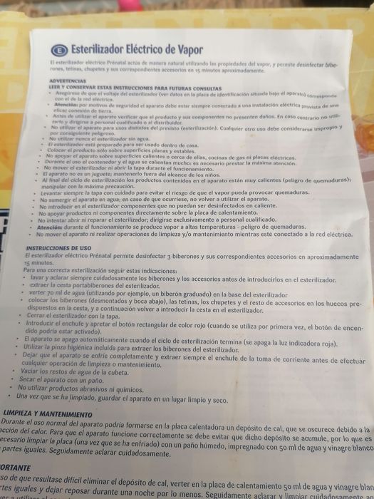 Estrelizador de beberōes