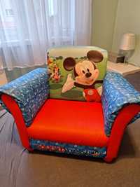 Fotel tapicerowany dzieciecy Myszka Miki