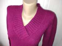 (3647) Bordowy damski sweter