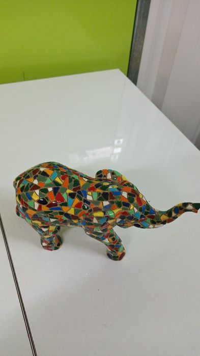 Elefante Barcino - Mosaico Gaudi. Peça Colecionável