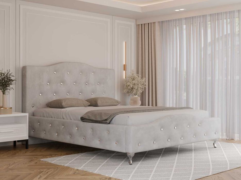 Łóżko tapicerowane GLAMOUR LUXE 120/140/160/180/200x200