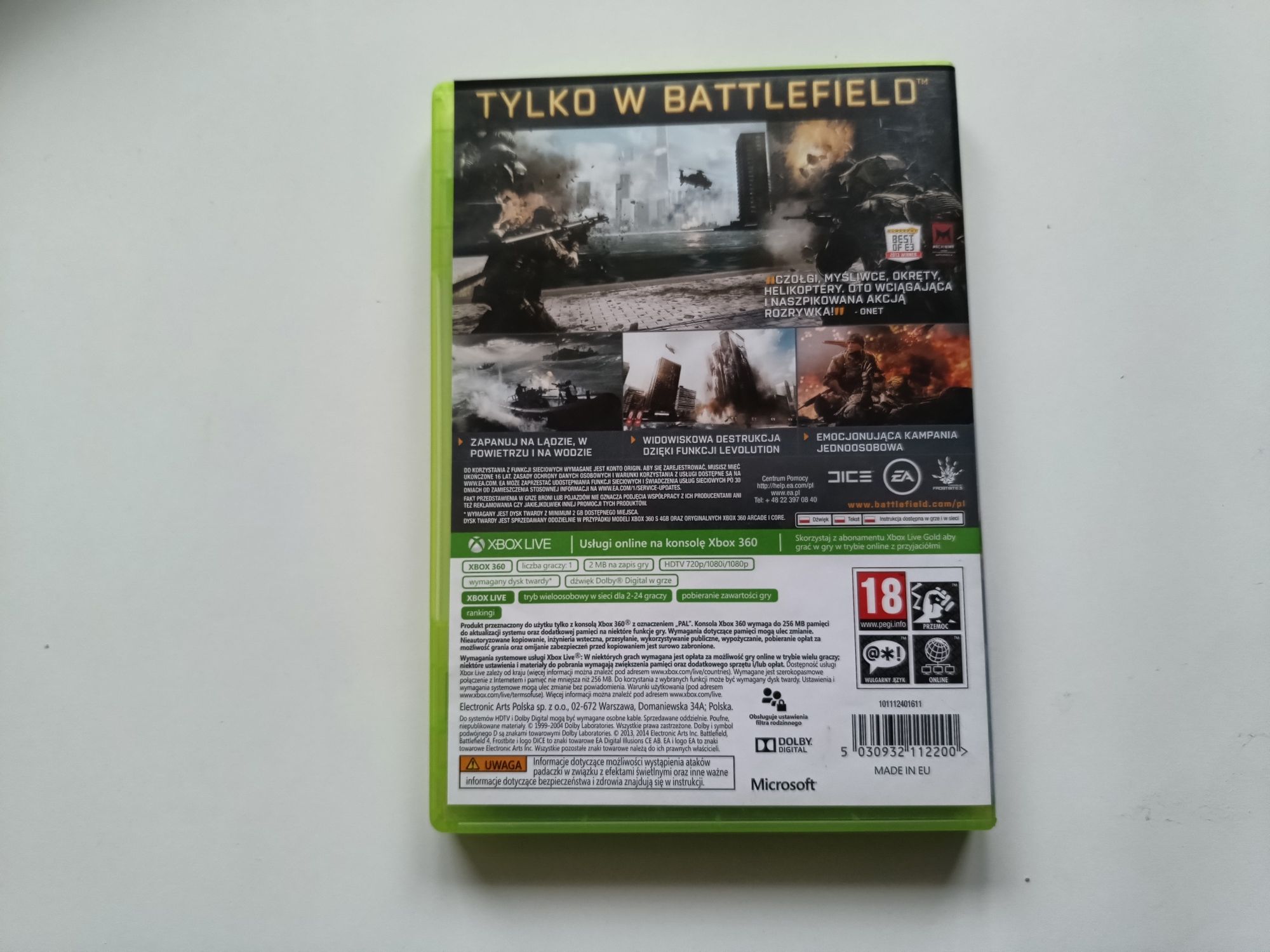 Gra Xbox 360 Battlefield 4 [Dubbing]