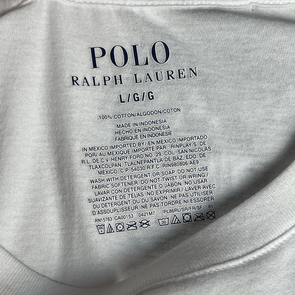 Оригінал Чоловіча Футболка Polo Ralph Lauren XL XXL з США