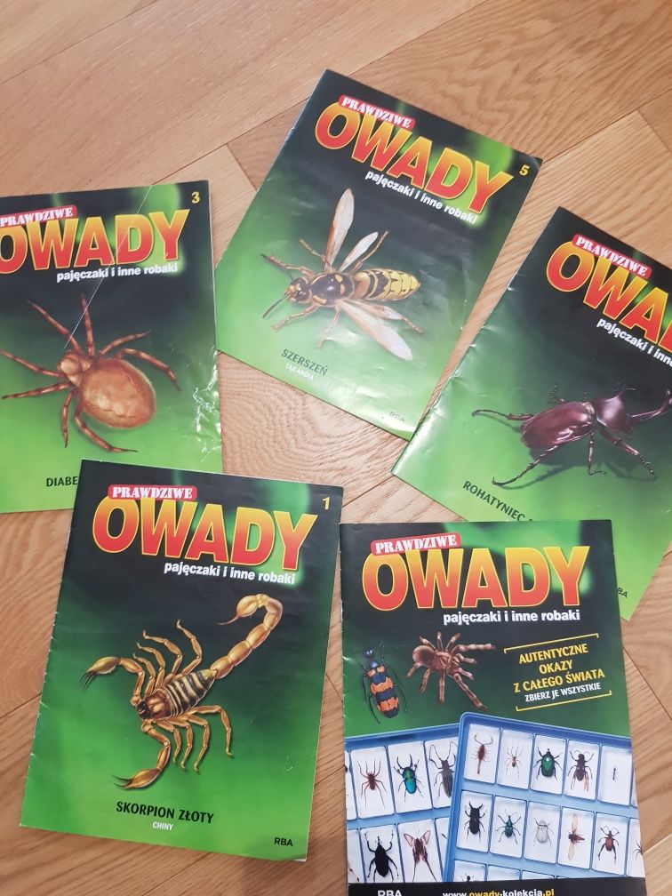 Owady prawdziwe gazety pajęczaki robaki