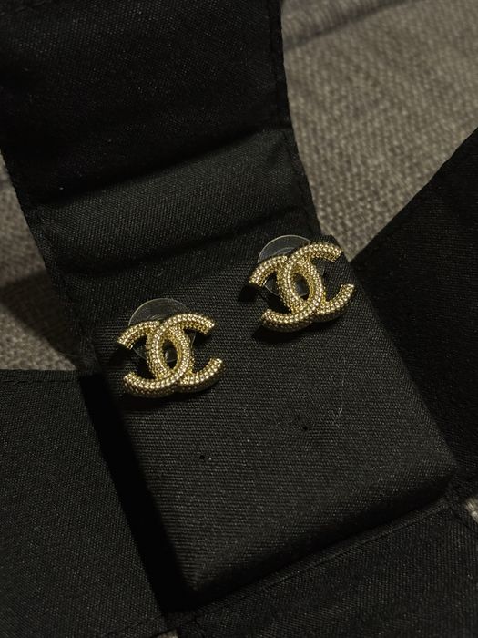Kolczyki Chanel złoto