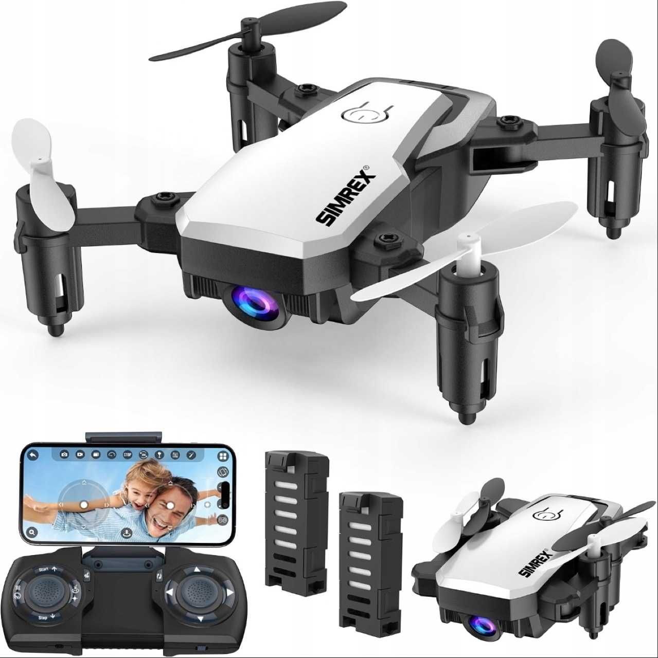 Mini dron z kamerą HD Dron SIMREX X300C