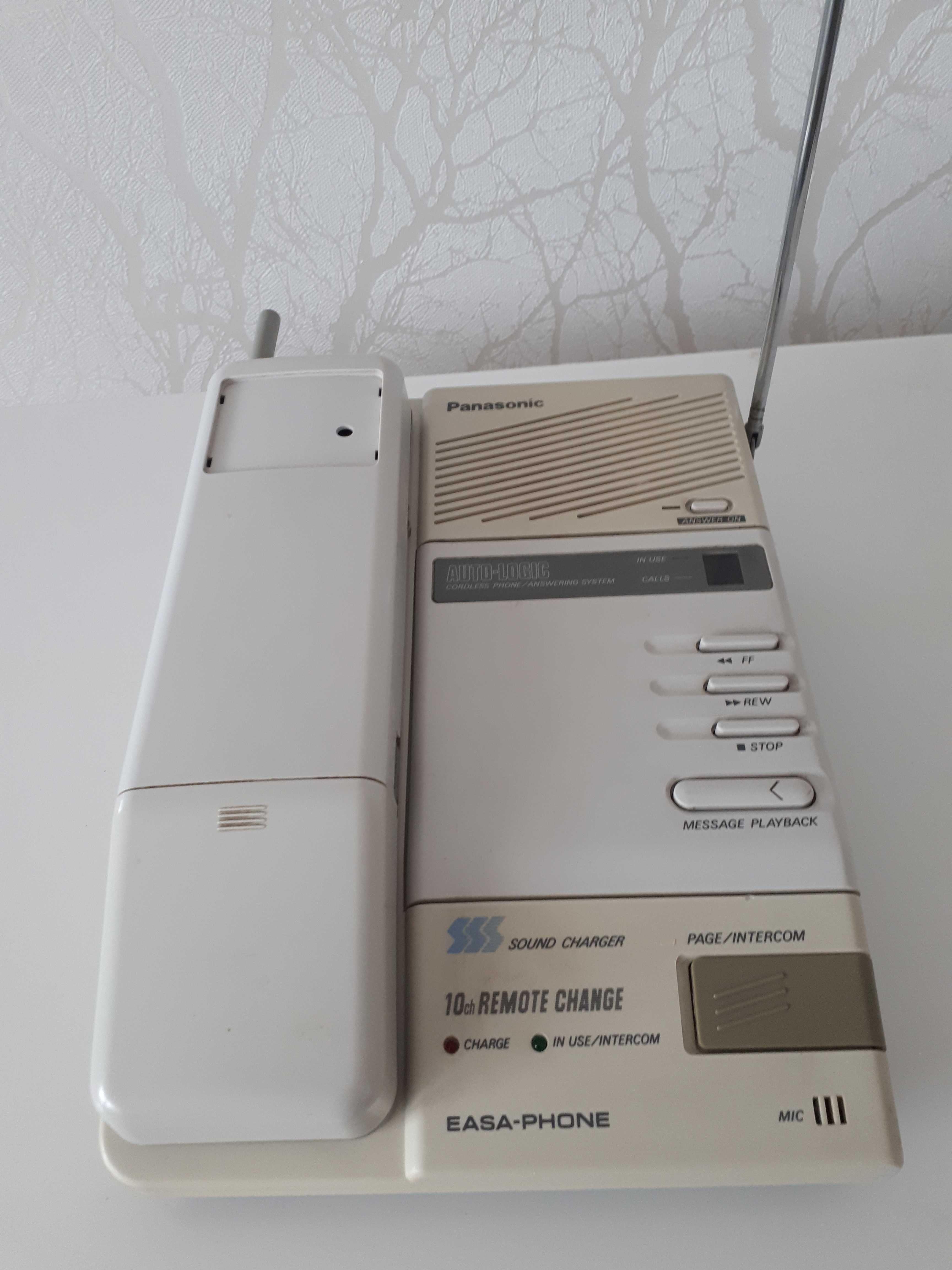 Telefon  bezprzewodowy  Panasonic Easa Phone KX-T4301BH z zasilaczem