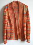 Sweter zrobiony na drutach