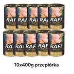 Rafi z przepiórką mokra karma dla psa 10x400g