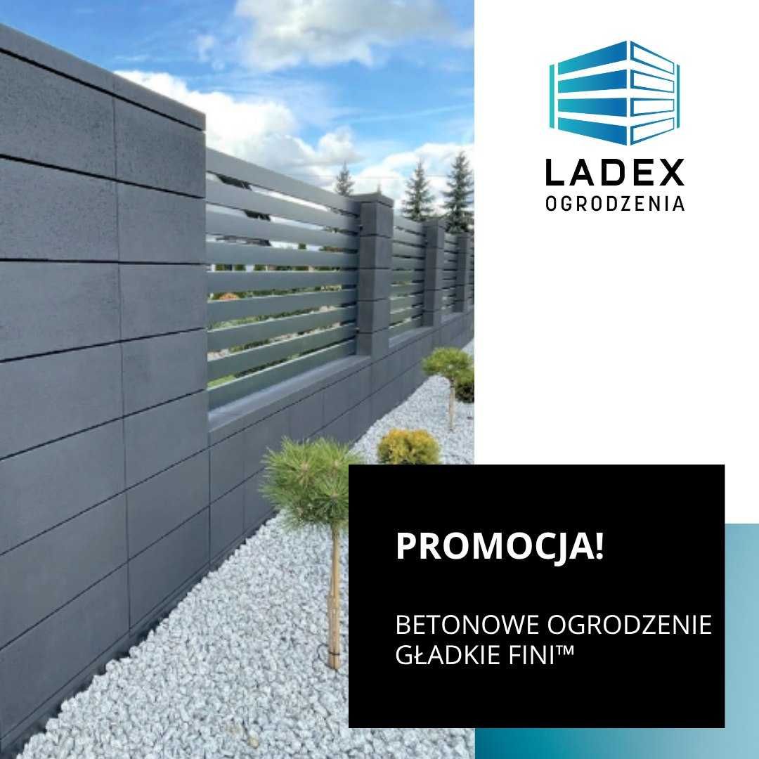 Pustak Ogrodzeniowy Fini PROMOCJA 50x20x20 stalowo-biały, grafit, onyx