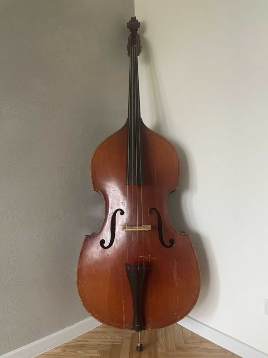 Kontrabas hybrydowy 4/4 po pełnym setupie lutniczym