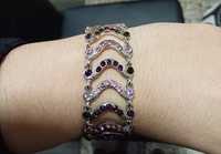 Pulseira em tons de roxo