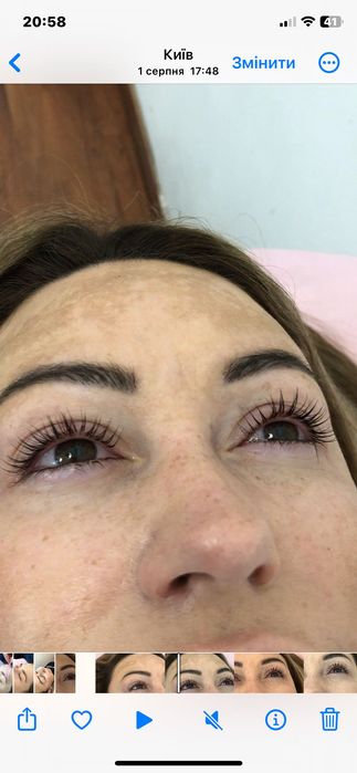 Ламінування брови+віі