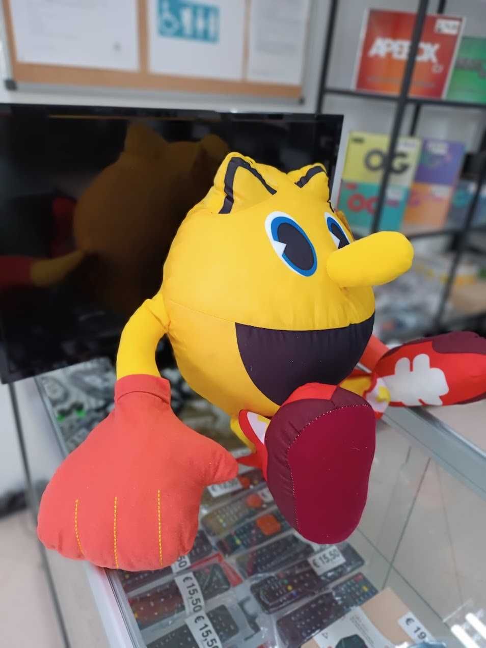 PROMO:Peluche Pac-Man 55cm(38cm/sentado)