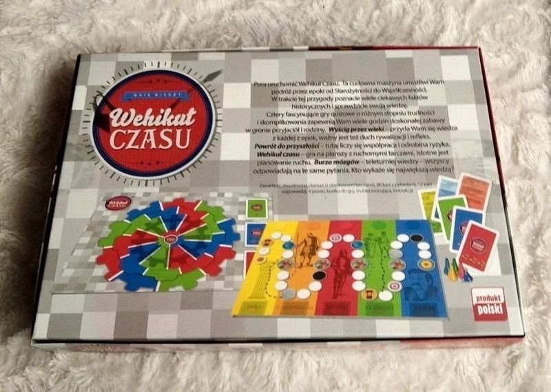 Gra edukacyjna quiz wiedzy Wehikuł czasu Trefl