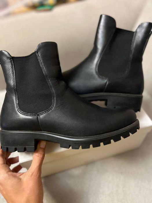 Черевики жіночі Челсі шкіряні Ecco 38 розмір устілка 25 см стан нових