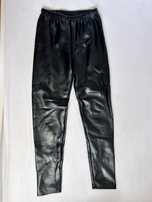 Spodnie legginsy skorzane