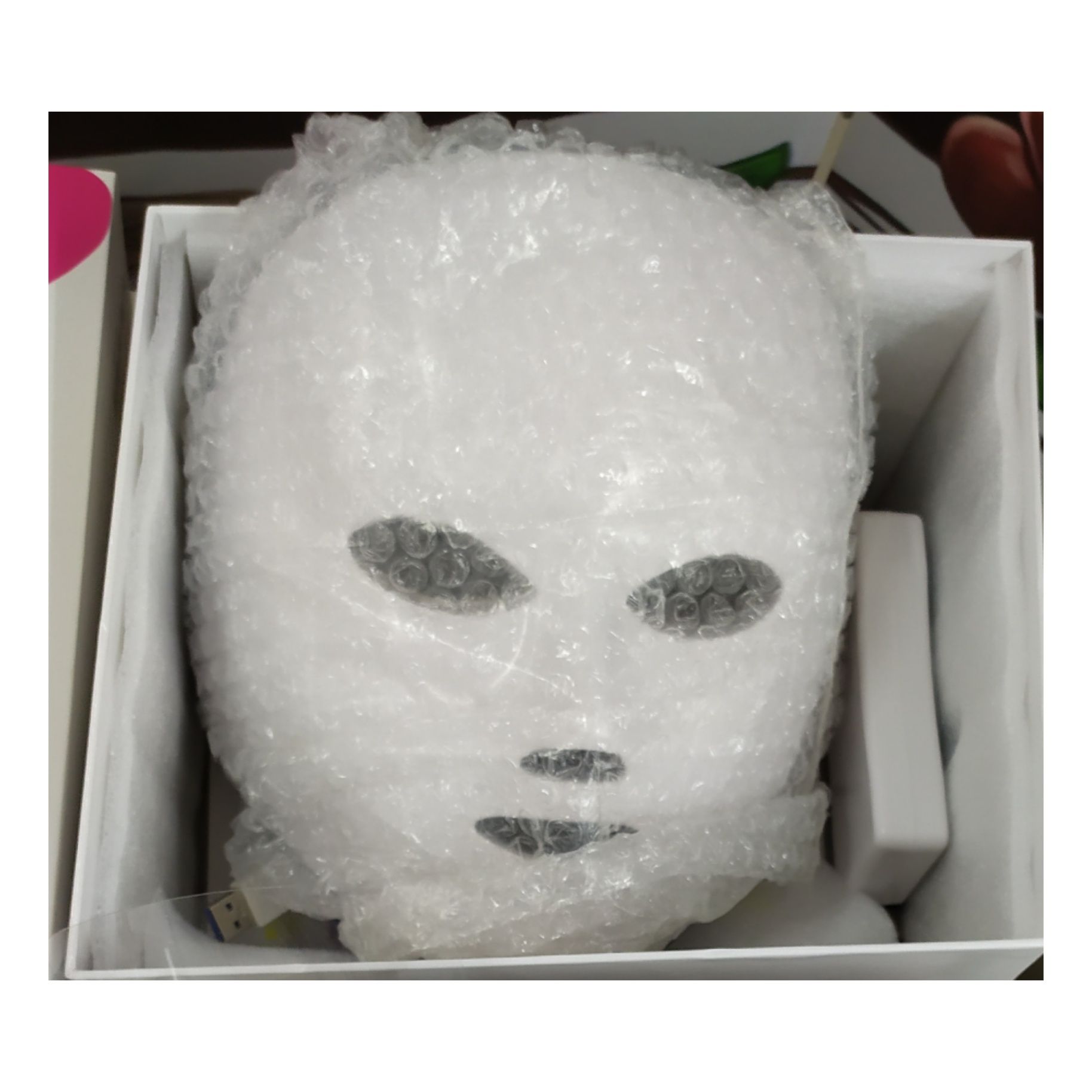 Máscara Led Fototerapia Limpeza de Pele Facial