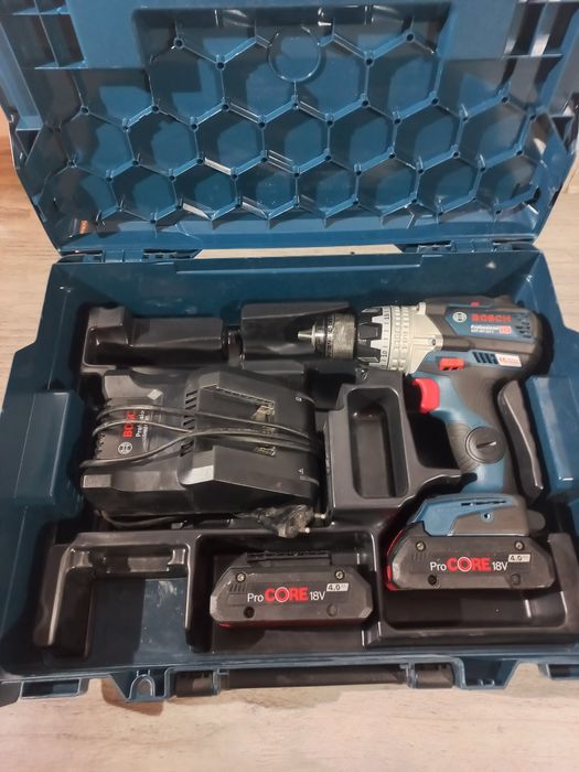 Wkrętarka Bosch GSR 18V -110 C + aku 2x4.0 ah
