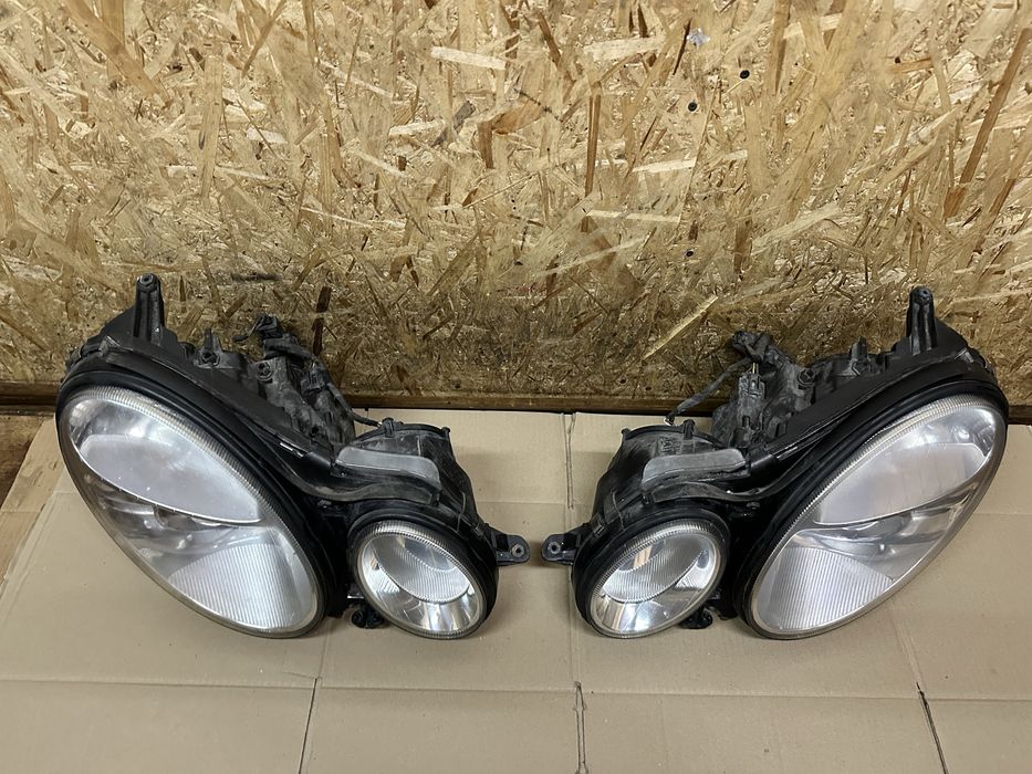 Передні фари Mercedes-Benz W211 Мерседес В211 2002–2006 дорестайл