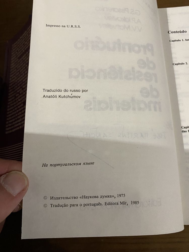 Prontuário de resistência de materiais - Pissarenko