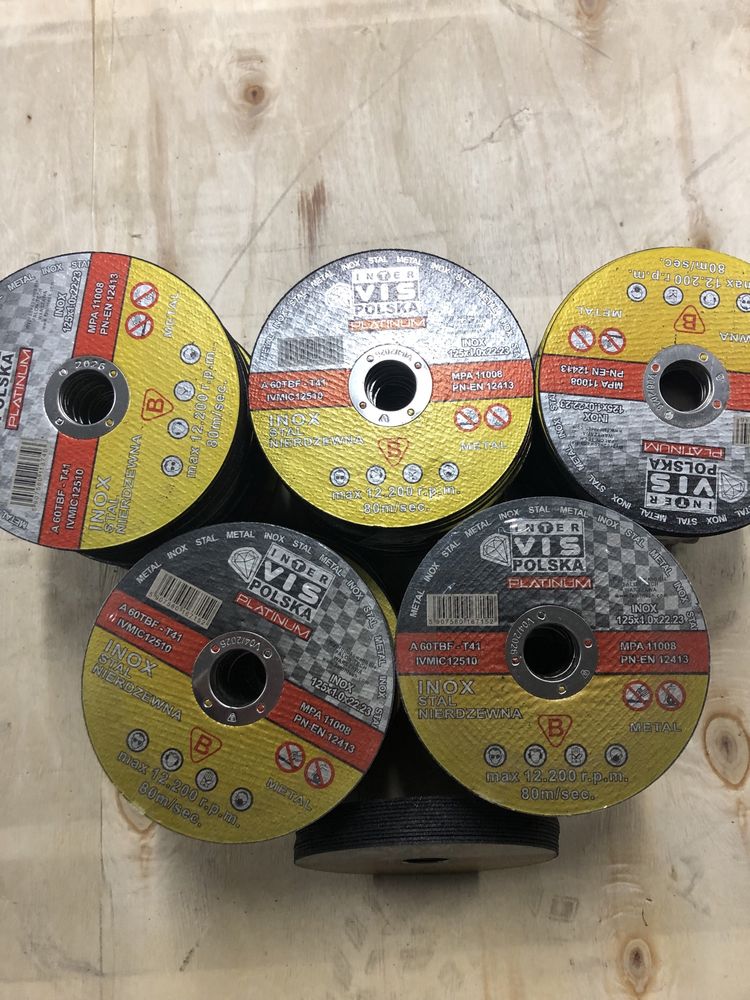 Tarcze do cięcia metalu 125 x1