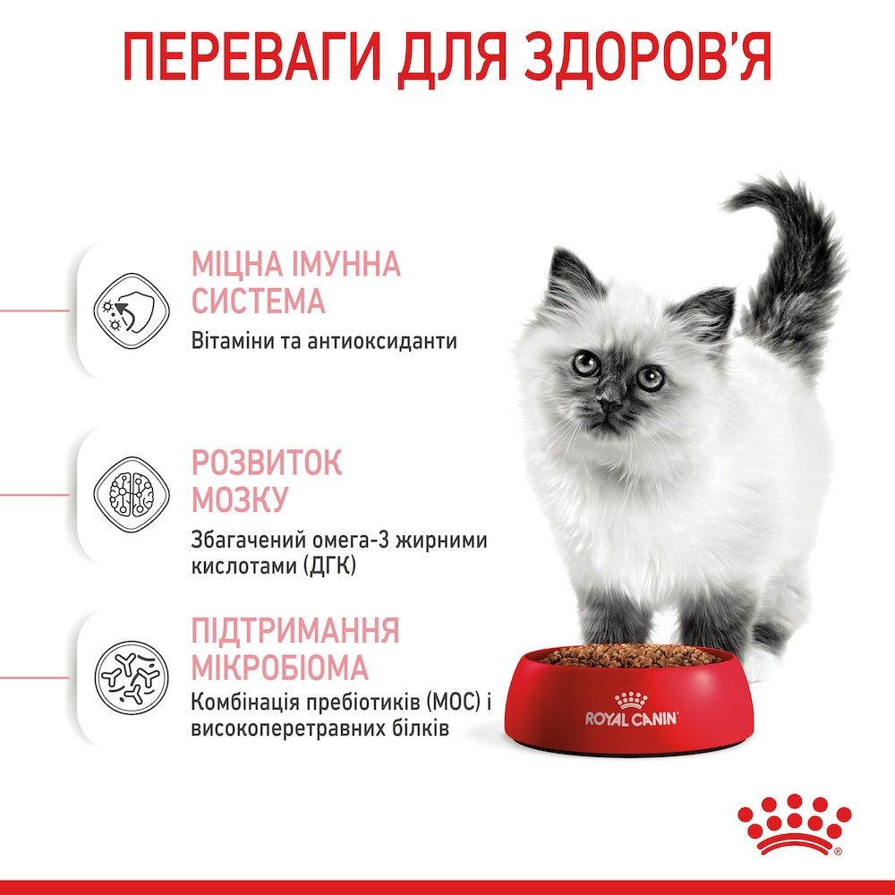 2 кг Сухий корм Royal Canin Kitten, Роял Канін для котят