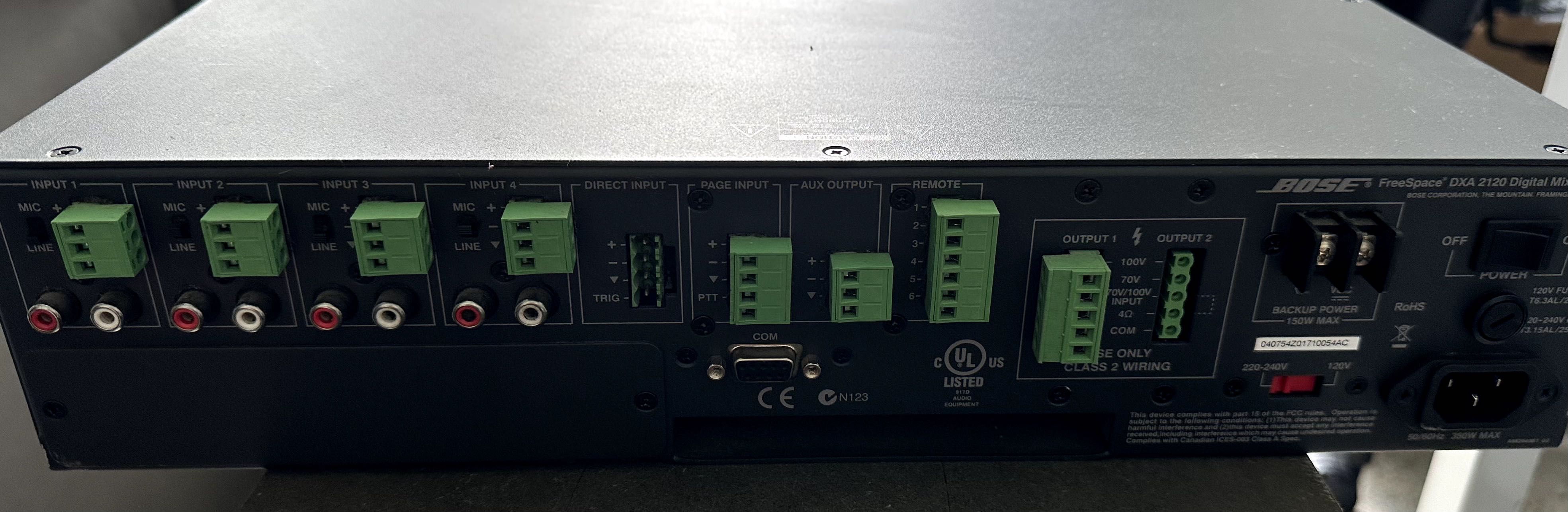 Zestaw głośników Bose FreeSpace 3 3.1 + wzmacniacz DXA 2120