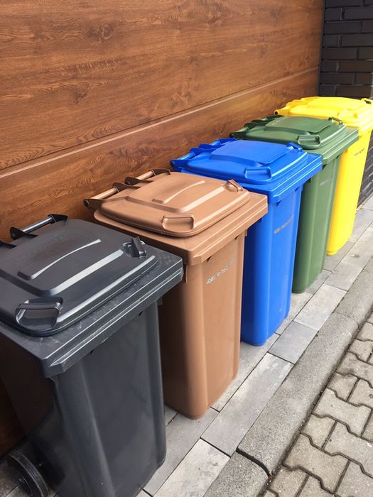 Pojemnik na odpady 120 L kosz na śmieci nowy-transport