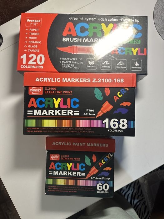 Новинка Guangna акрилові маркери 288/120