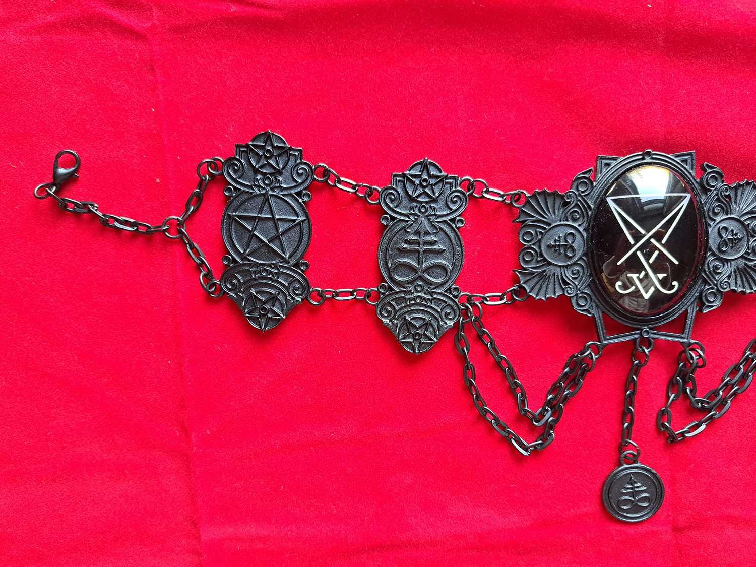 Lucifer Sigil Black Restyle gothic goth gotycka biżuteria