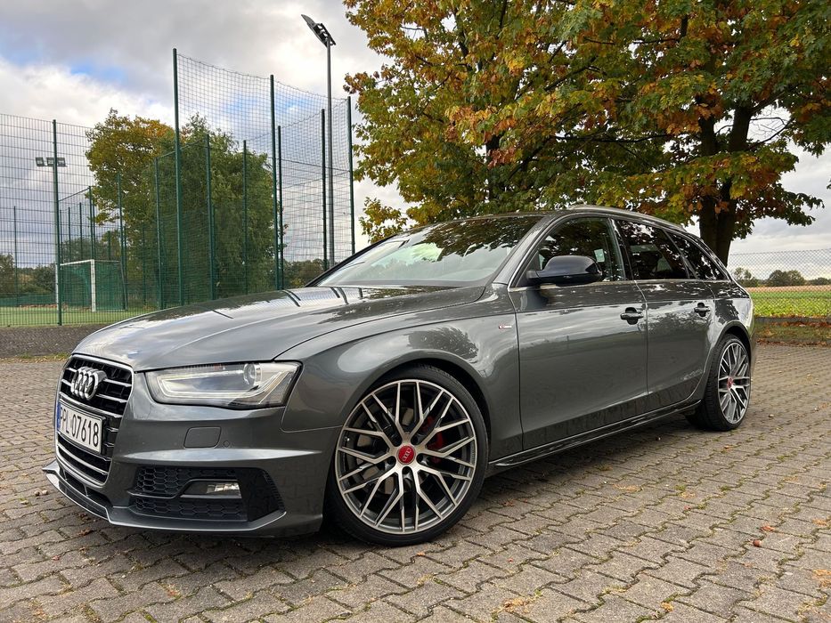 Audi A4 2.0 TDI 190KM Competition, Daytona Grey, Czarna podsufitka