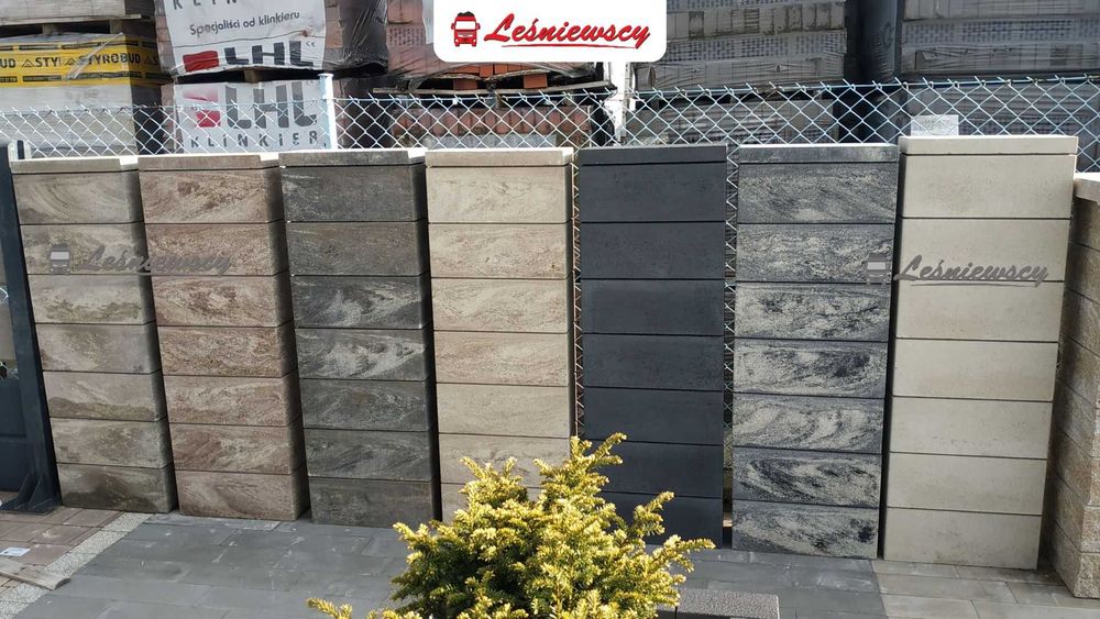 Kostka brukowa Drogbruk-VIA TRES kolor Inverno na taras podjazd z HDS