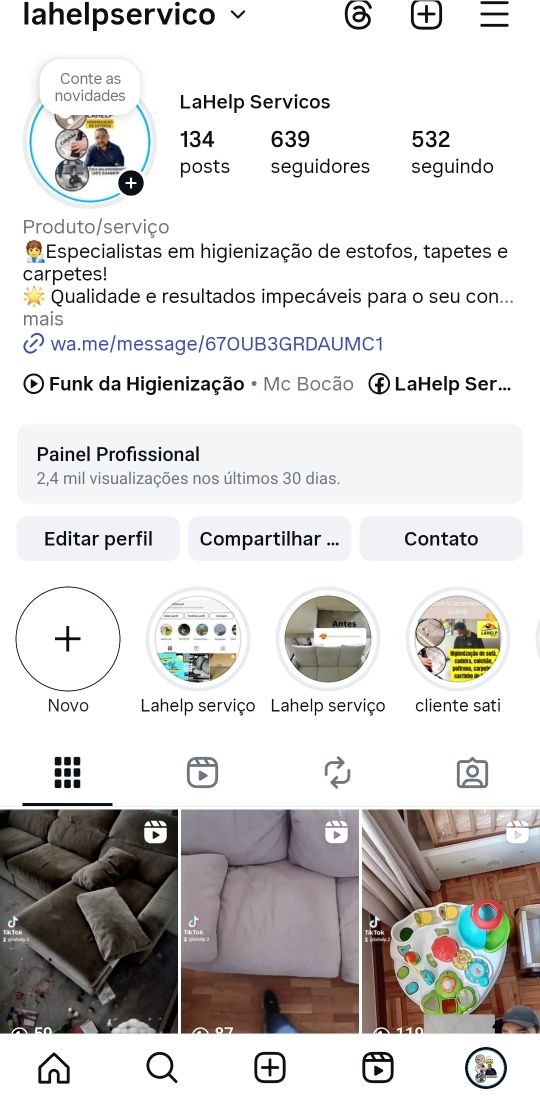 Especialista em Higienização de estofados (estofos) Porto