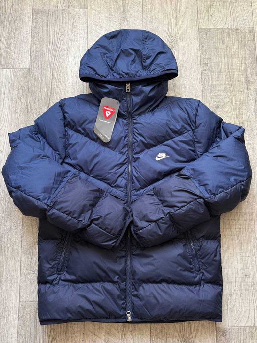 ОРИГІНАЛ! Пуховик Nike Sf Wr Pl-Fld Hd Jkt Blue S M L XL | DR9605-410