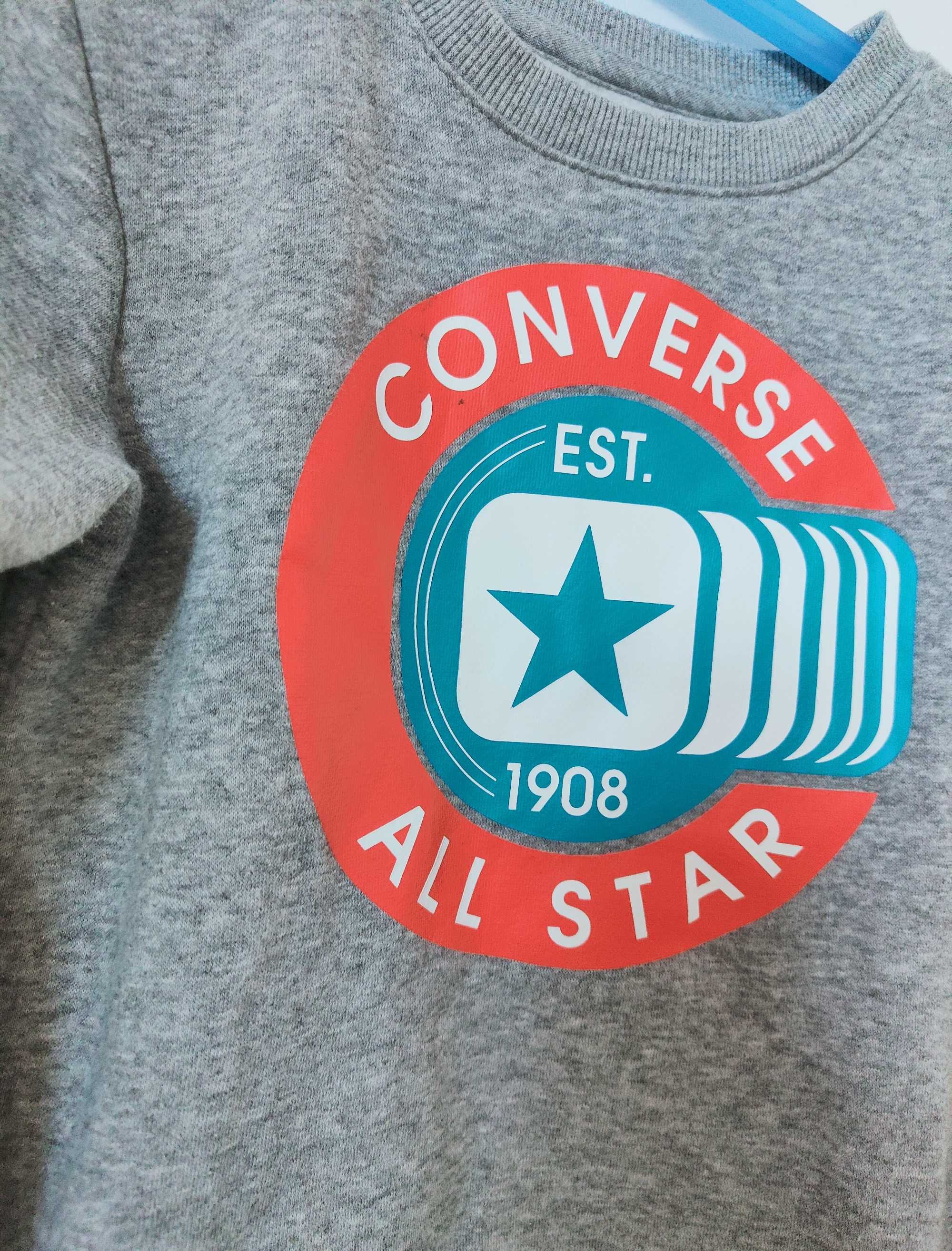 Bluza Converse szara 104 110, 4-5 lat