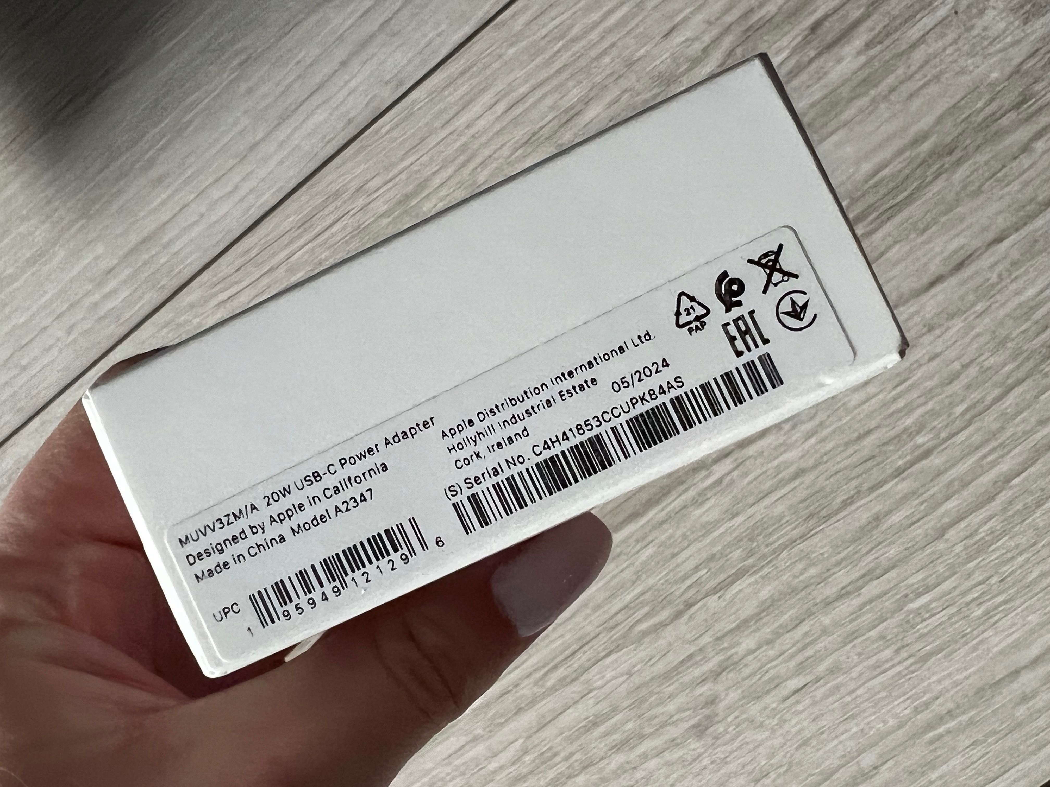 NOWY! Oryginalny zasilacz Apple typu C
