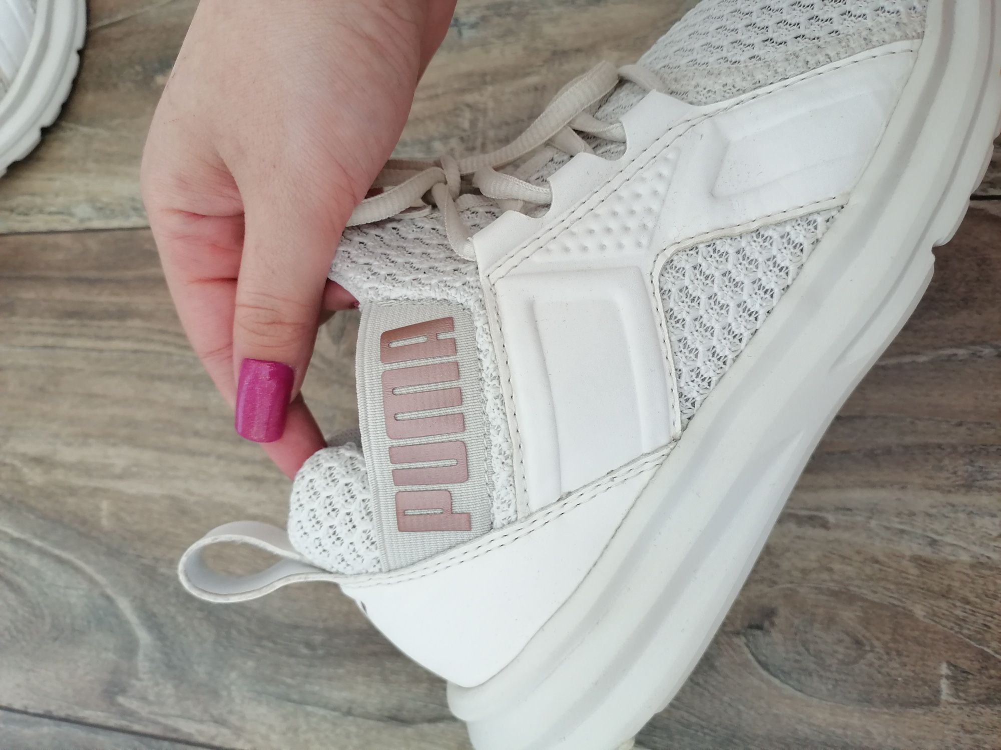 Buty puma Enzo white