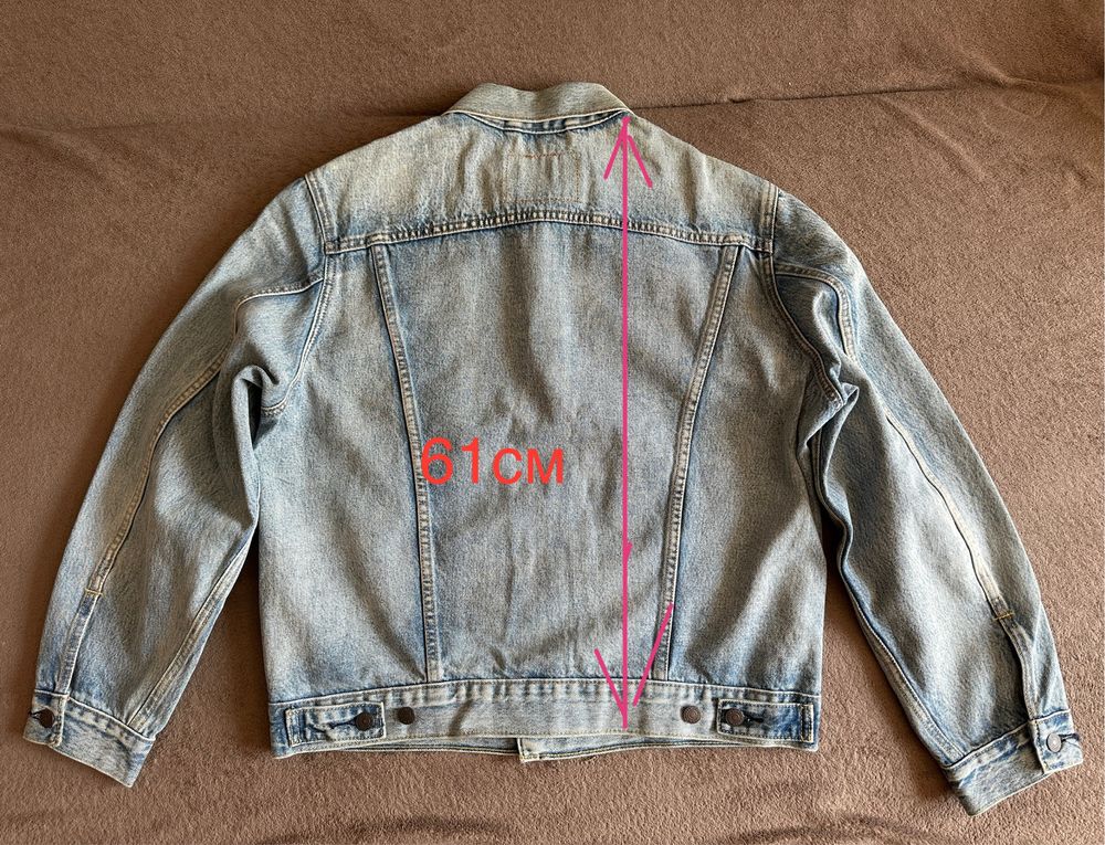 Мужская джинсовая куртка Levis, размер M
