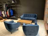 Meble biurowe sofa dwa fotele